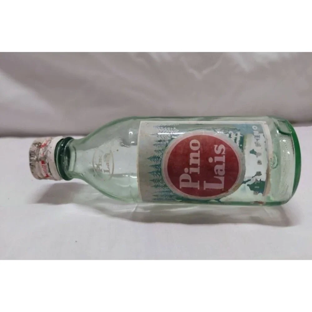RARE! Old Vintage Pino Lais Glass Bottle Surface Cleaner from MEXICO